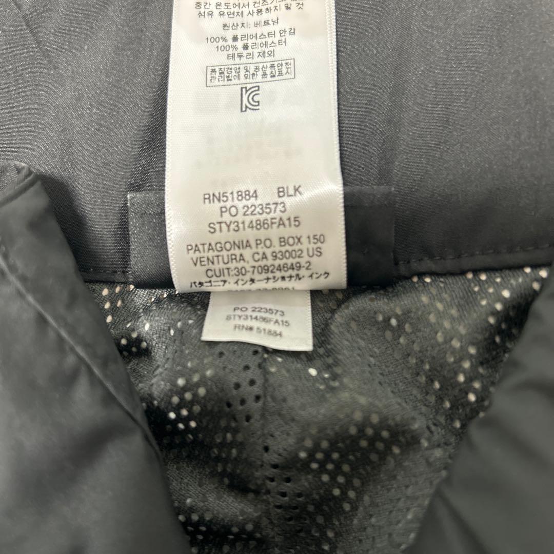 patagonia スキーウェア ブラック　サイズ:S