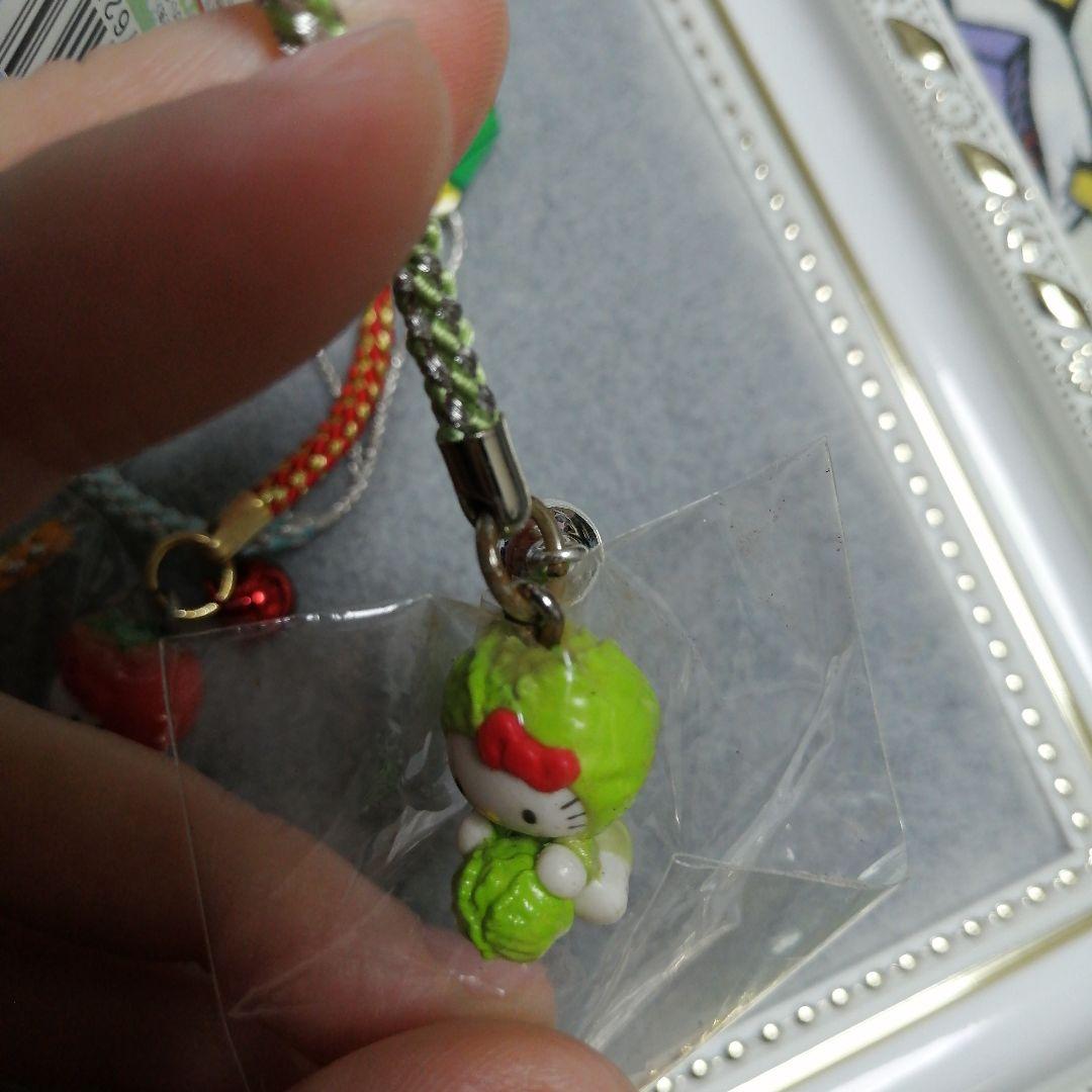 ハローキティ　根付け　夏野菜バージョン　5種