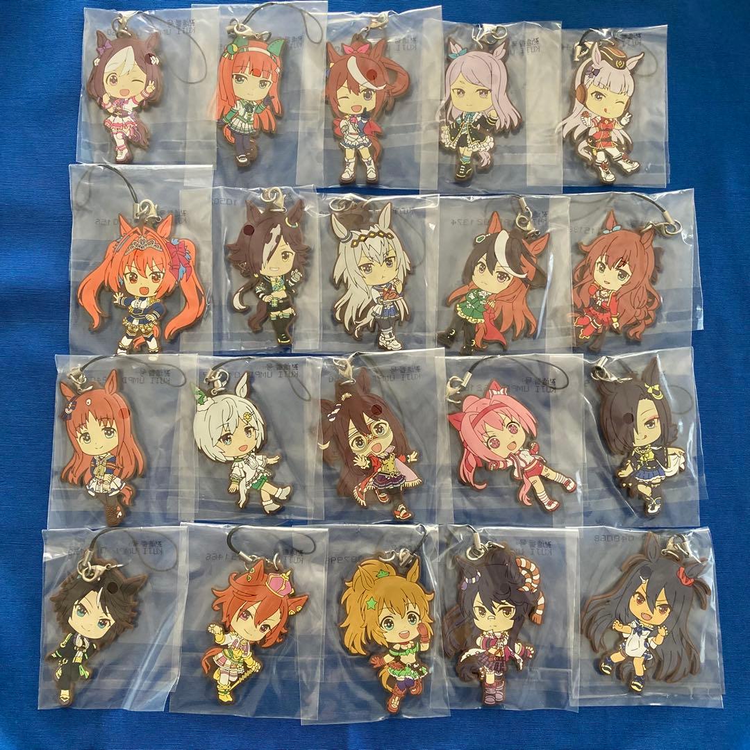 ウマ娘　一番くじ　E賞　F賞　ラバーストラップ　コンプリートセット