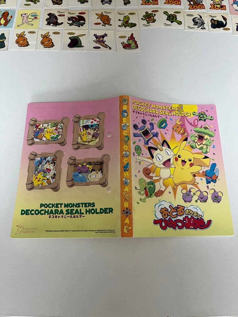 ポケモンパン デコキャラシール 450枚以上　ファイル付き