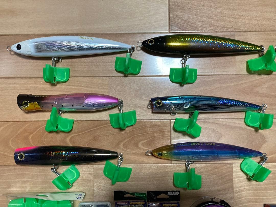 未使用　GT マグロ　ルアーまとめ売り　バブルディップ　ポップクイーン　ベベル