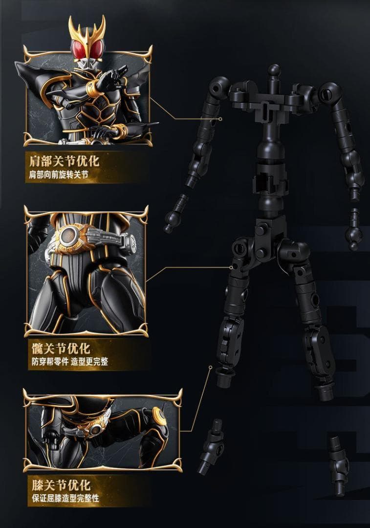 高品質 プラモデル BLOKEES 仮面ライダークウガ 可動式 フィギュア