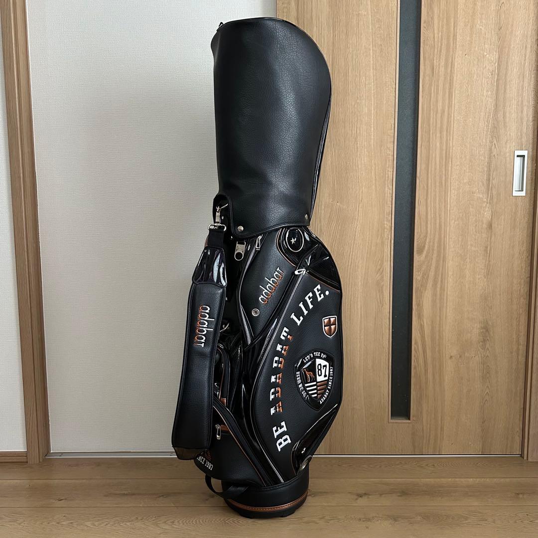 adabat アダバット キャディバッグ 9.5型 ブラック ABC-403