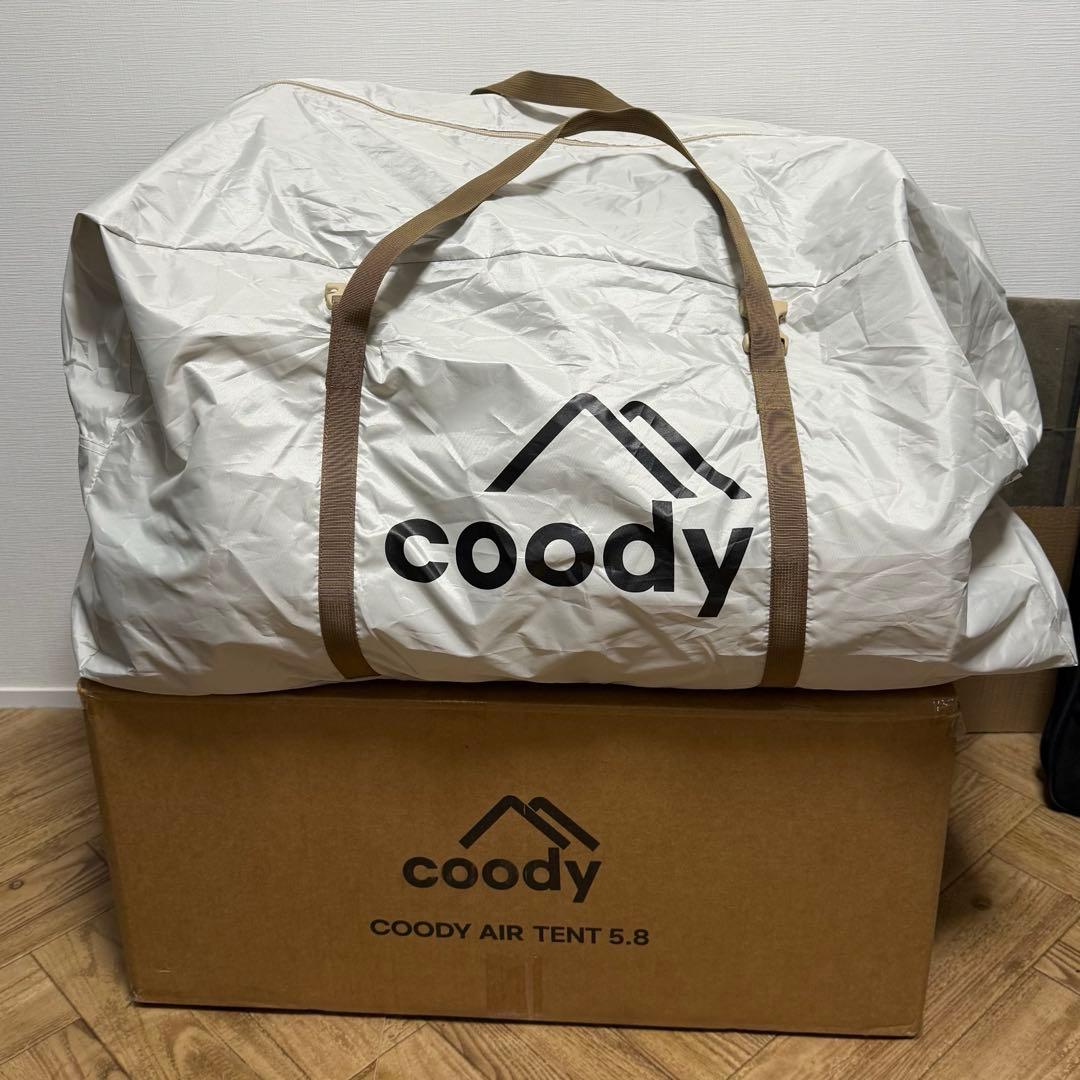 【ほぼ新品未使用】coody エアテント5.8