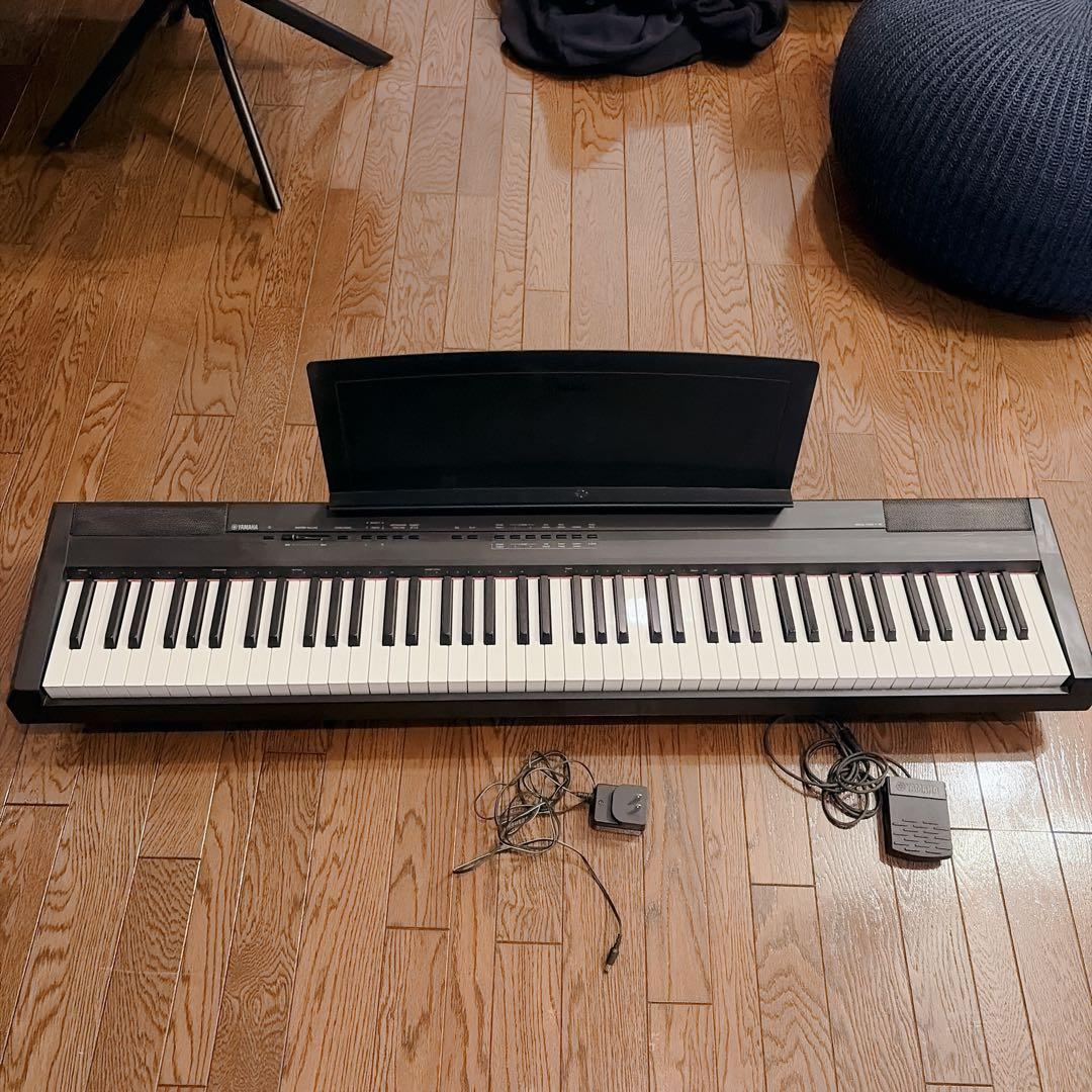 YAMAHA ヤマハ P-105 電子ピアノ　譜面台　ペダル付き