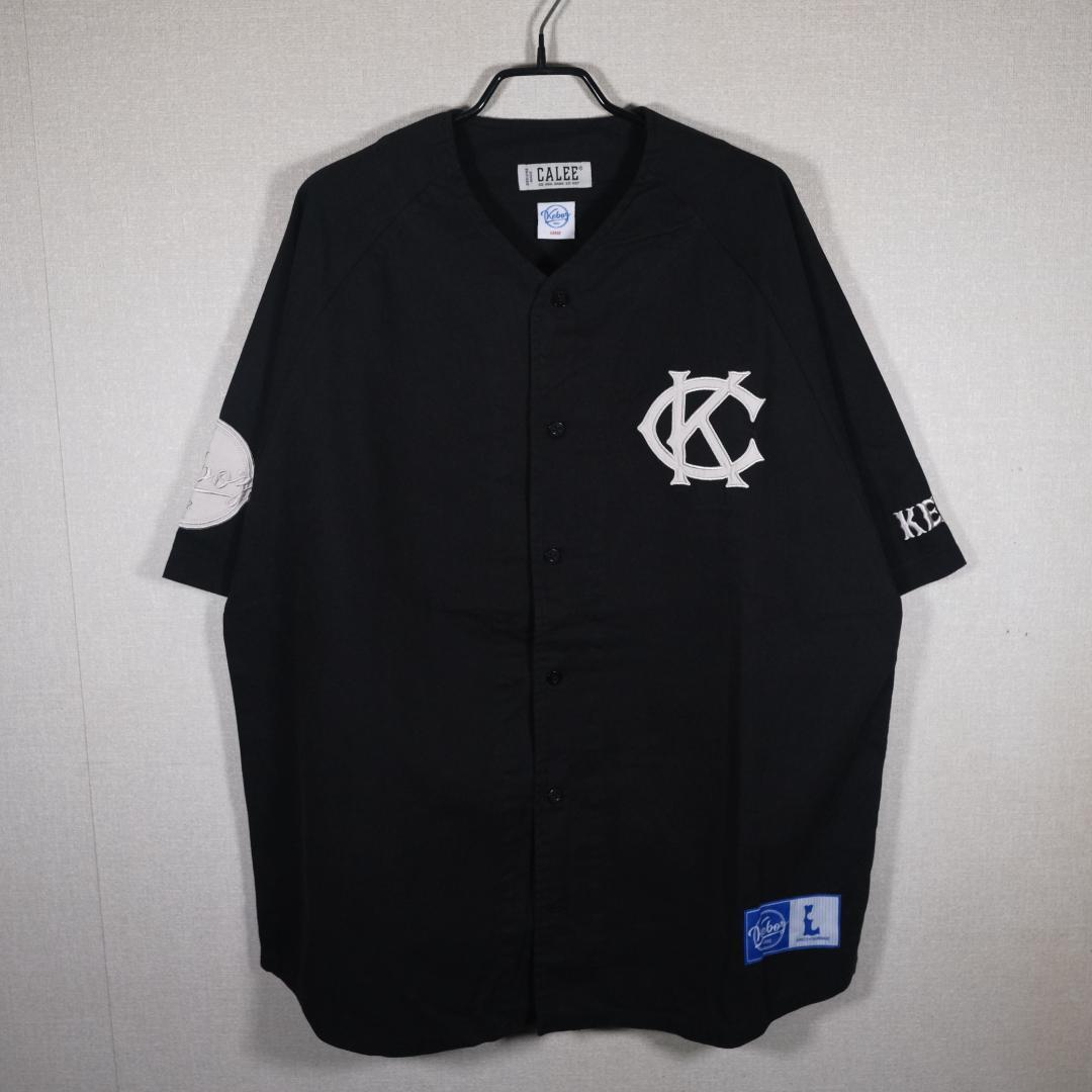 CALEE KEBOZ ケボズ  BASEBALL SHIRT 黒L