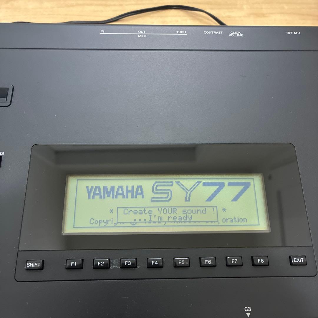 動作品　YAMAHA SY77 シンセサイザー　名機