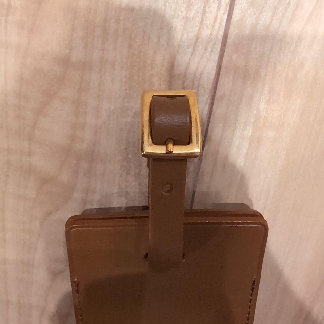 GLOBE TROTTER グローブトロッター ラゲッジタグ ライトブラウン