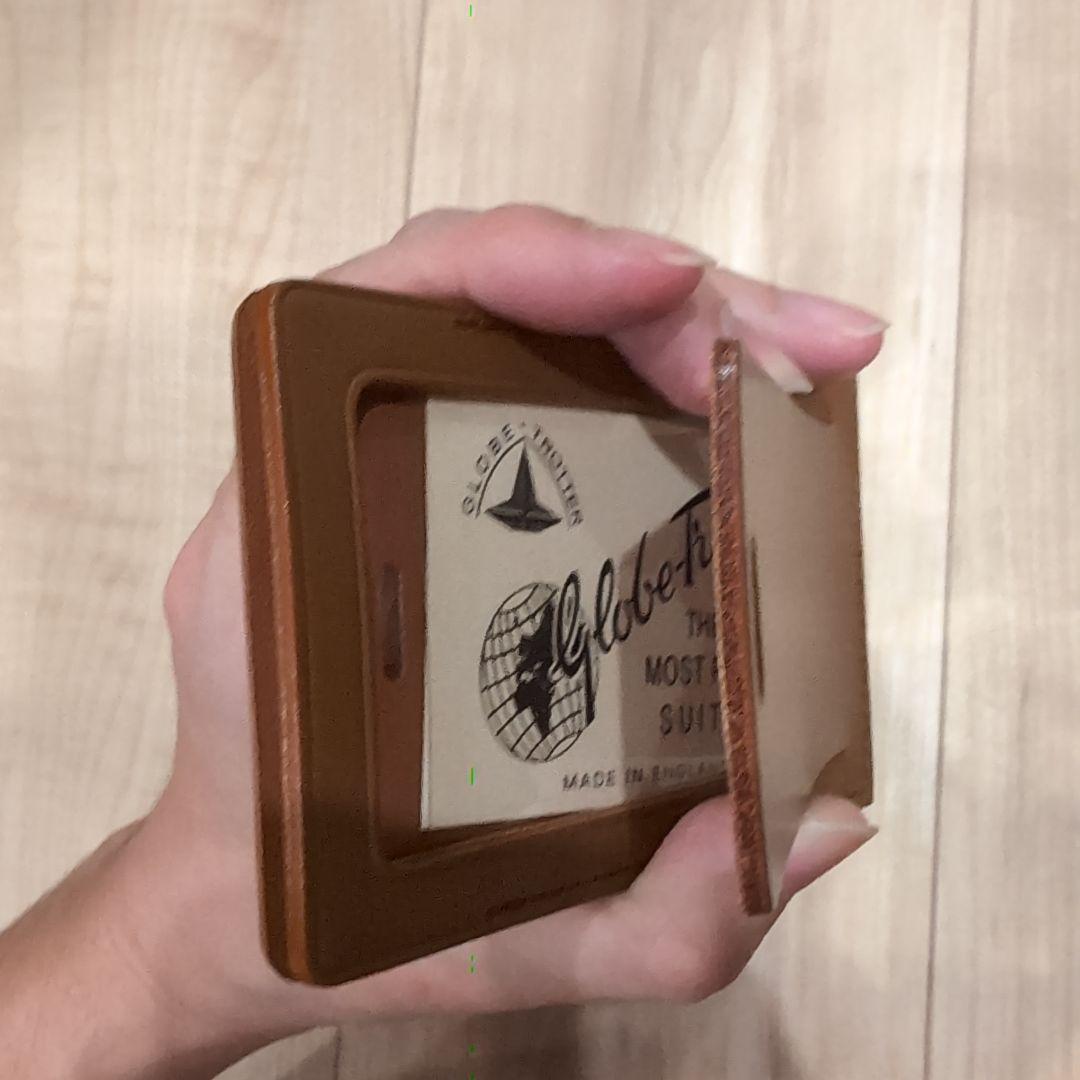 GLOBE TROTTER グローブトロッター ラゲッジタグ ライトブラウン