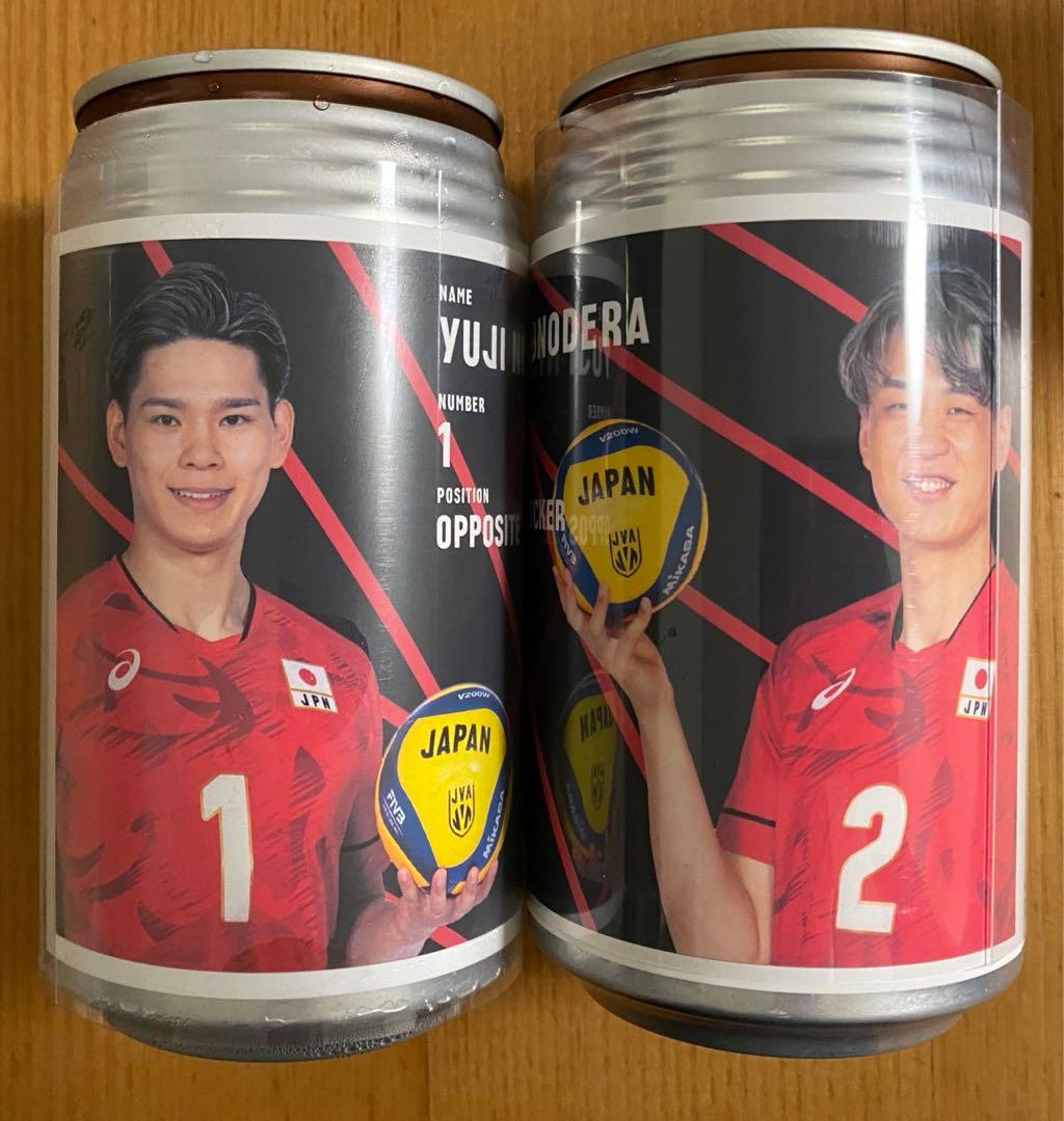 バレーボール日本代表 オリジナルラベル缶 ウーロン茶