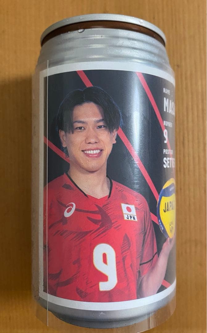 バレーボール日本代表 オリジナルラベル缶 ウーロン茶