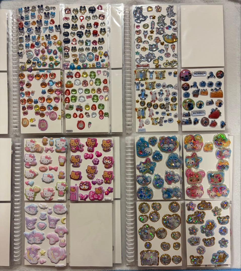 シール帳　完成品　Ａ4サイズ　ボンボンドロップシール　シール