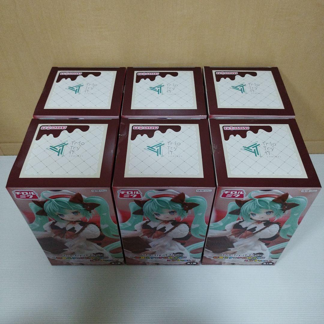 初音ミク×チロルチョコ Trio-Try-iT Figure ミルクver 6個