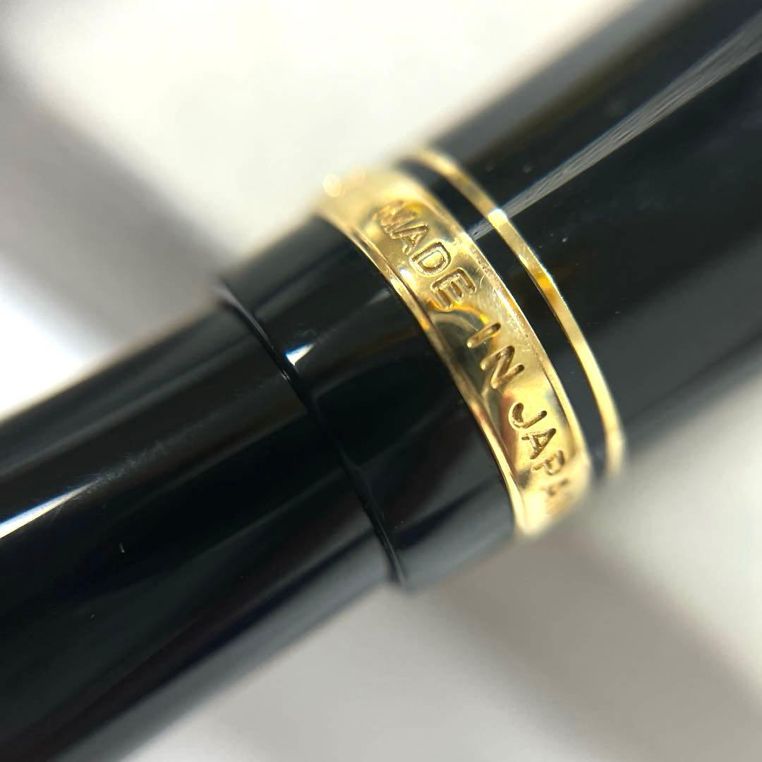 【14Kペン先】パイロット カスタム74 中字M ブラック×ゴールド