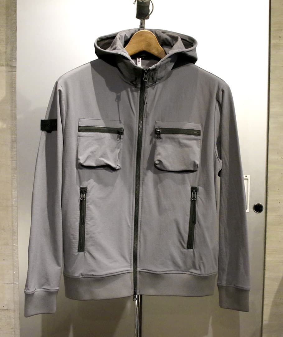 あべしブリーフィングゴルフ　ストームフリースパーカ　メンズ S グレー