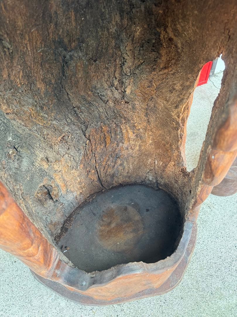 木製彫刻 神様像 大きめ