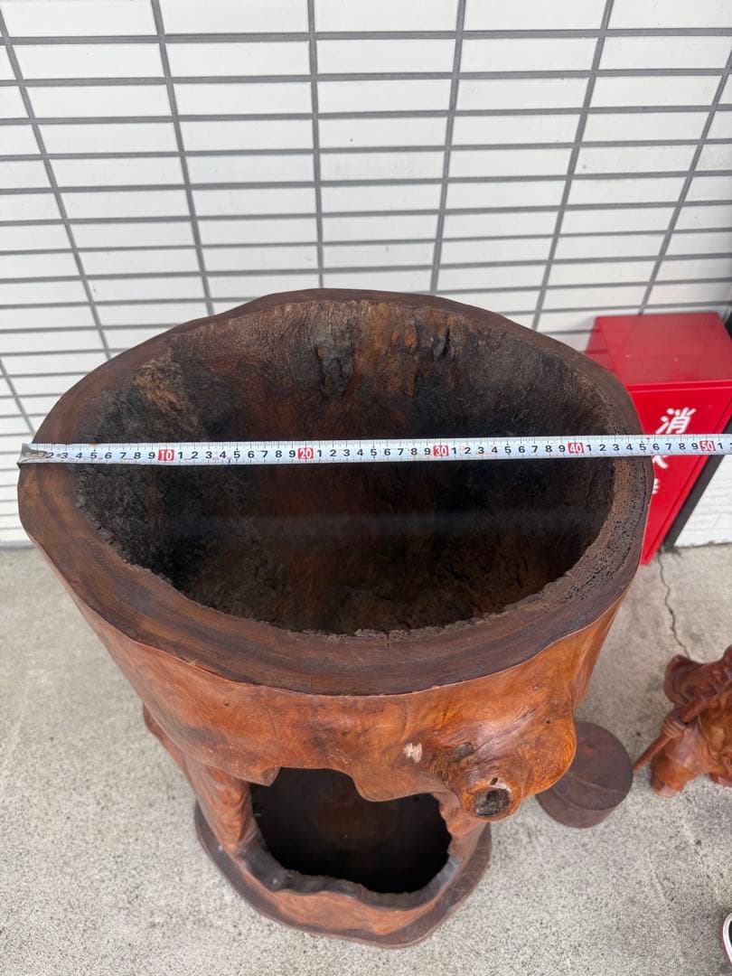 木製彫刻 神様像 大きめ