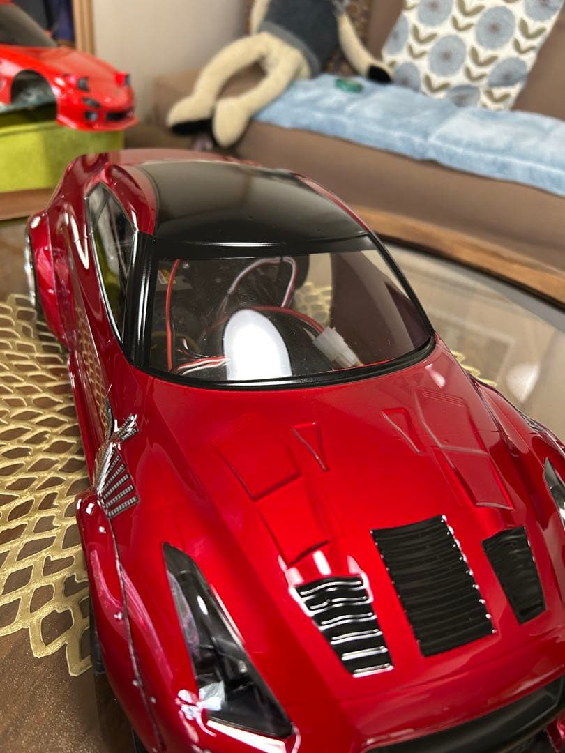 スカイラインGT-Rラジコンボディ1/10 タミヤ　塗装済み、未使用品。