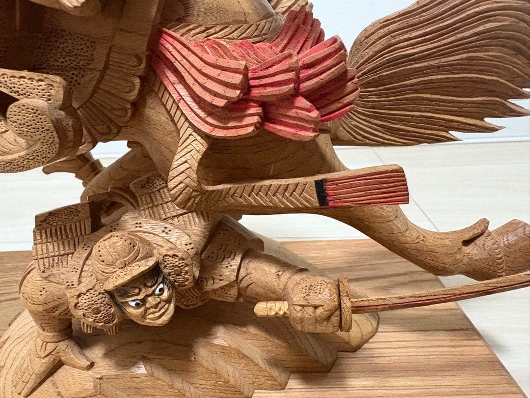 だんじり彫刻馬乗り