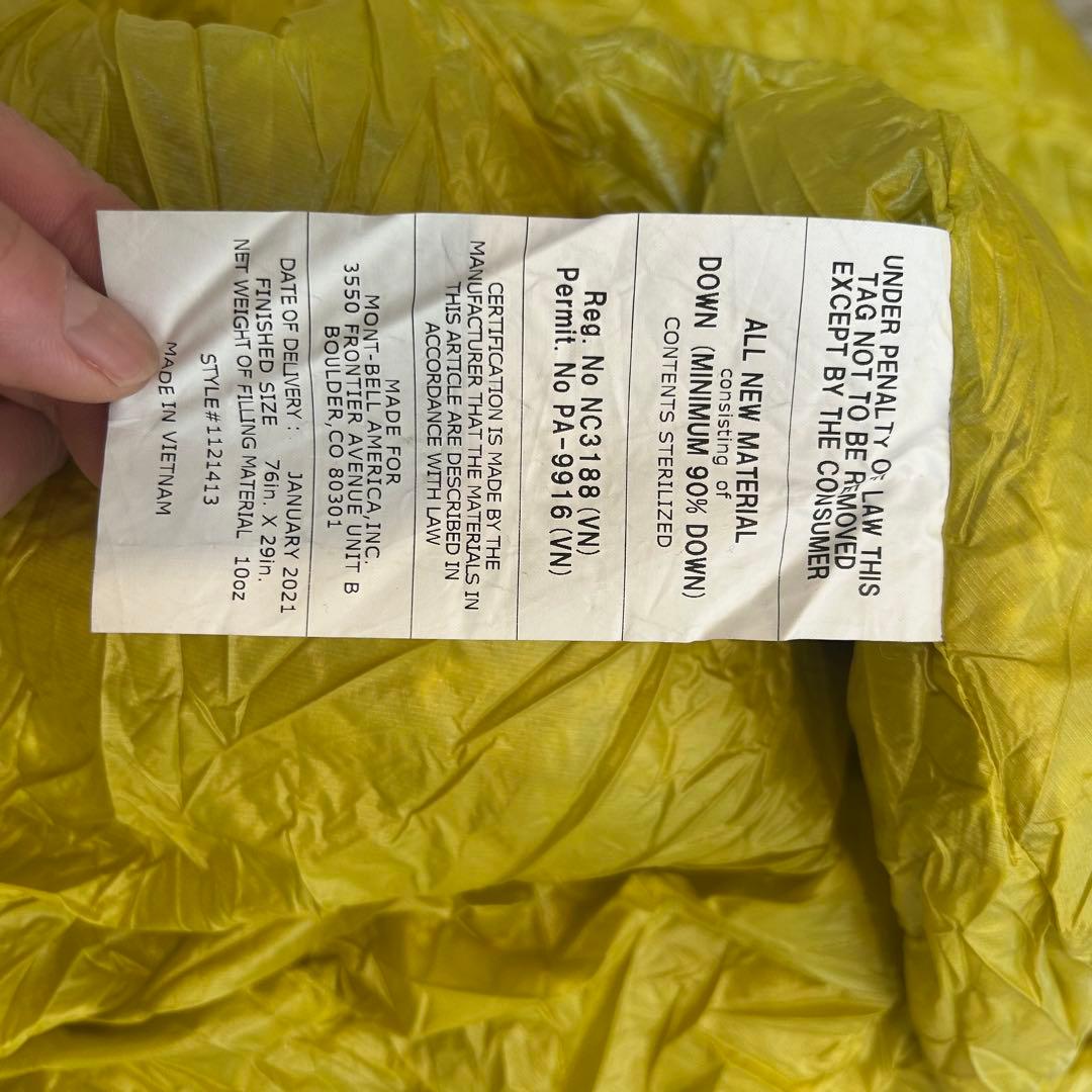 や*だ様 mont-bell Seamless Down Hugger 800