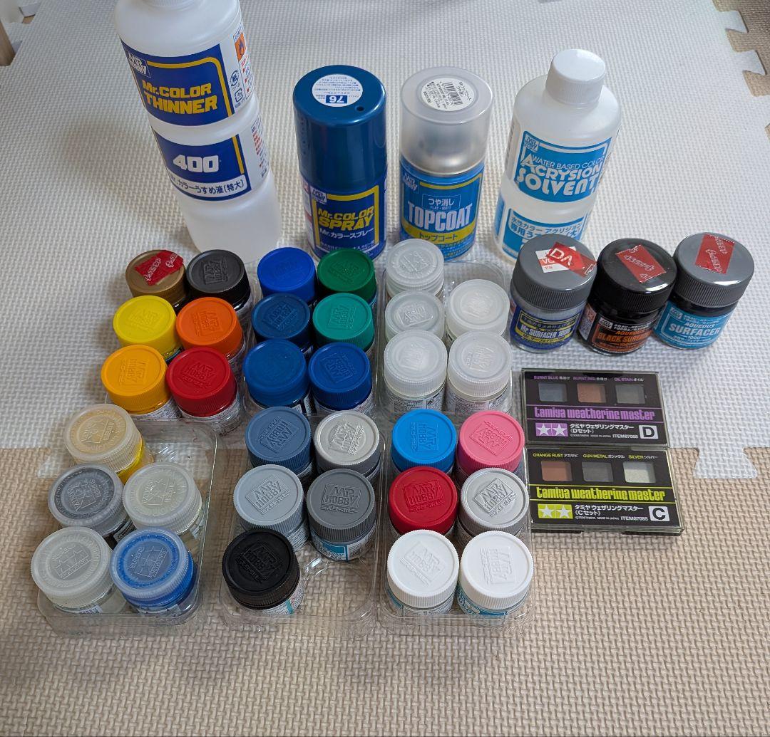 【引退品】ガンプラ製作用品セット（塗料・ツール）