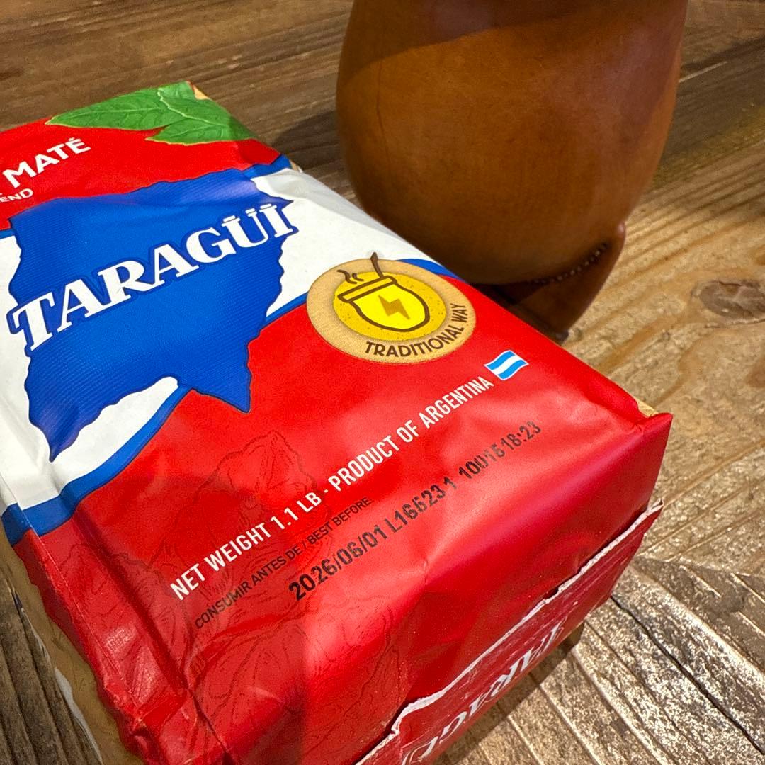 マテ壺、マテ茶、ストロー　3点セット