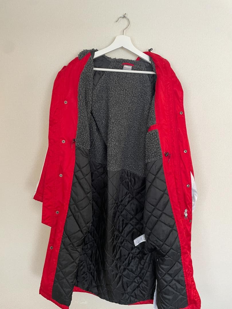 ナイキ　ベンチコート　JAPAN　赤　160cm程度　XXS（USサイズ）