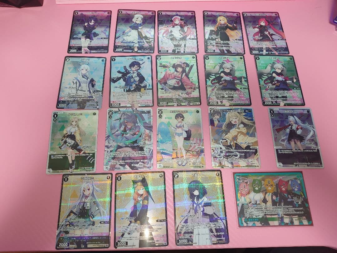 ウィクロス ブルーアーカイブ パラレル各種