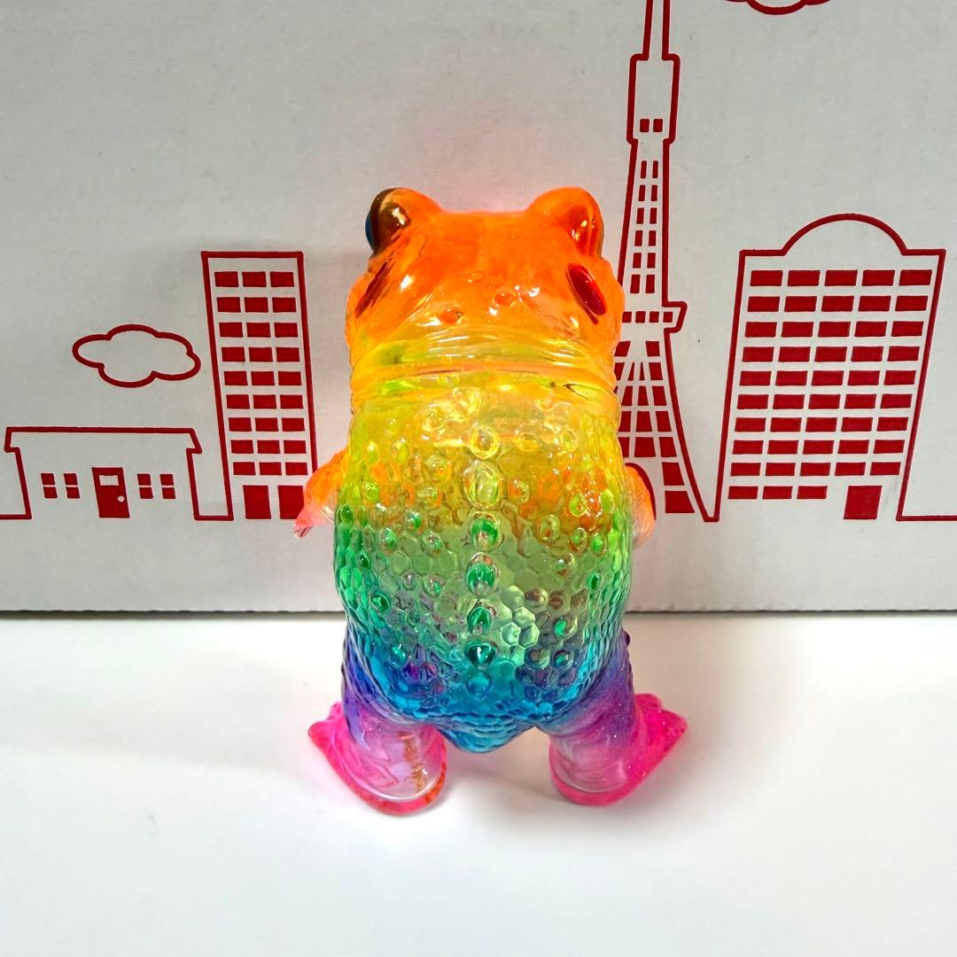 ソフビ ケロンガ クリア レインボー カスタム ペインターネット