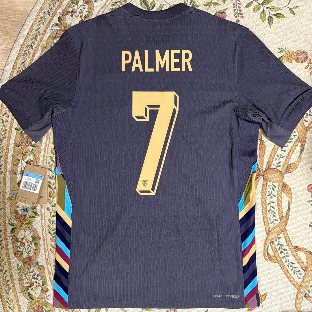 イングランド代表 パーマー #7 オーセンティックユニフォーム アウェイ M