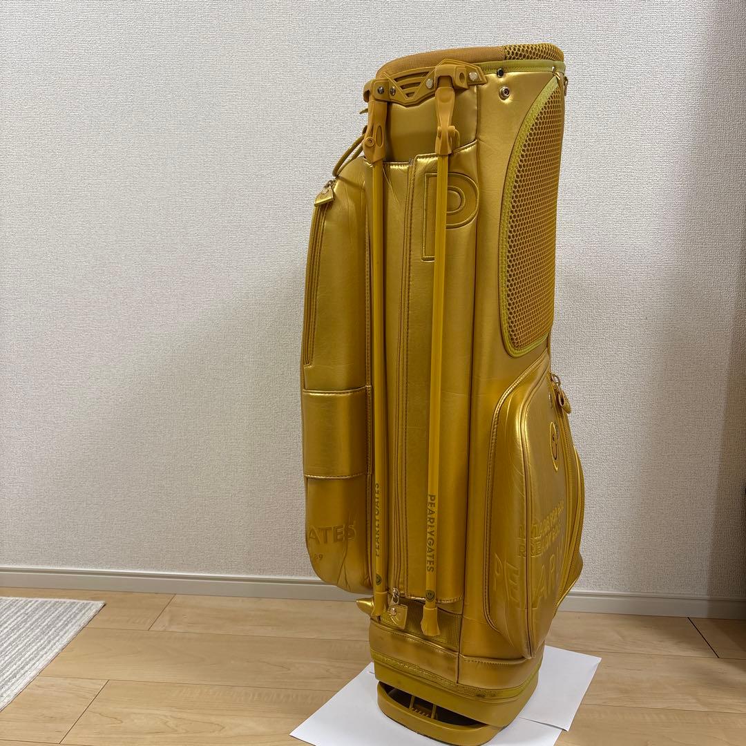 （希少）パーリーゲイツ　キャディバッグ　ゴールド