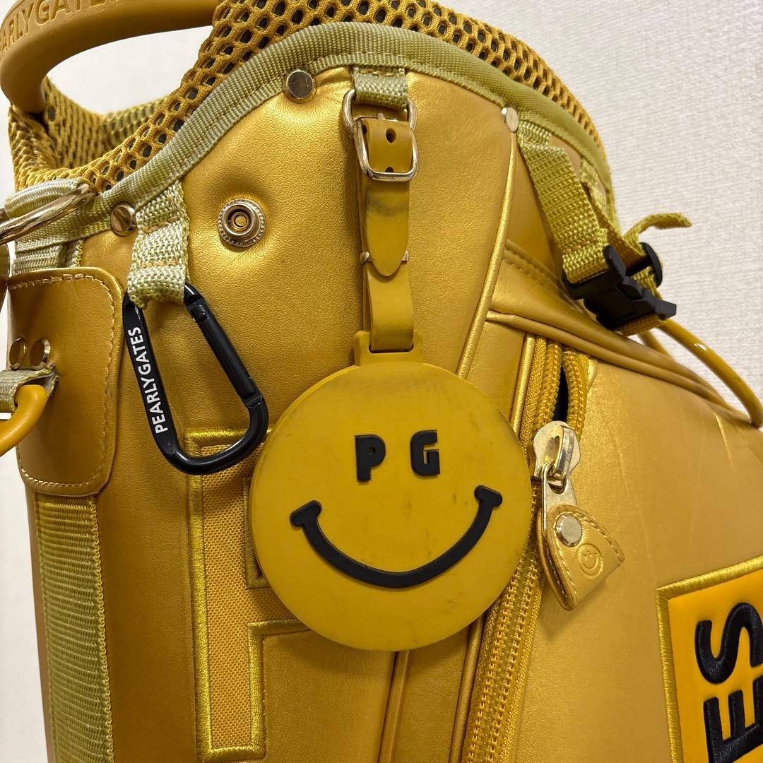 （希少）パーリーゲイツ　キャディバッグ　ゴールド