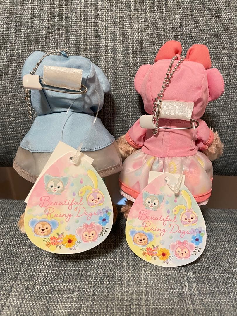ビューティフルレイニーデイズ　ぬいぐるみバッジ　ダッフィー　シェリーメイ