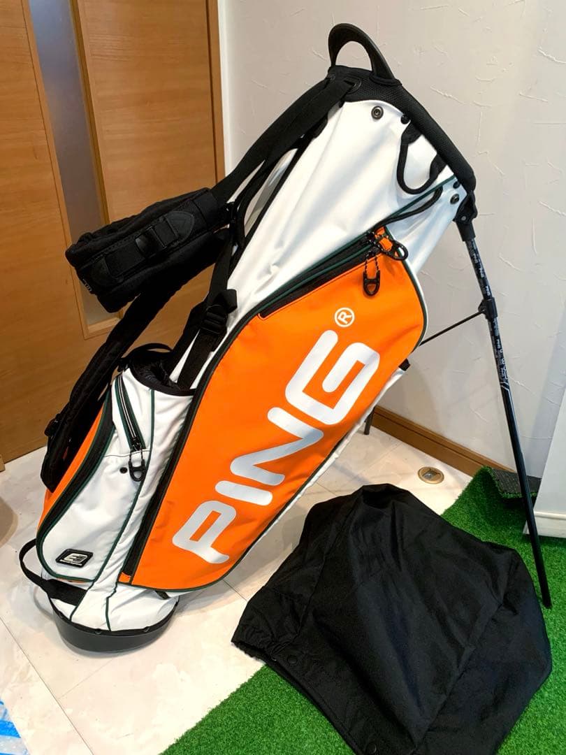 良品　PING ピン　E2 軽量　スタンド　キャディバッグ