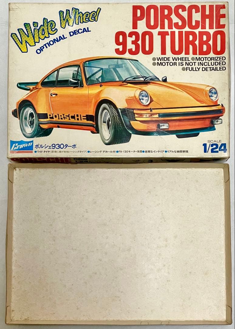 【稀少品】Crown 1/24スケール PORSCHE 930 TURBO
