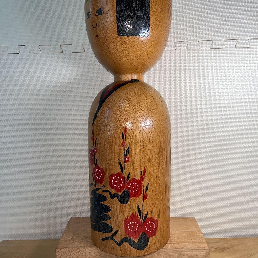 ⭕️2尺大型こけし　伝統こけし　木地山こけし　小安　師匠伊藤常治　佐々木春男