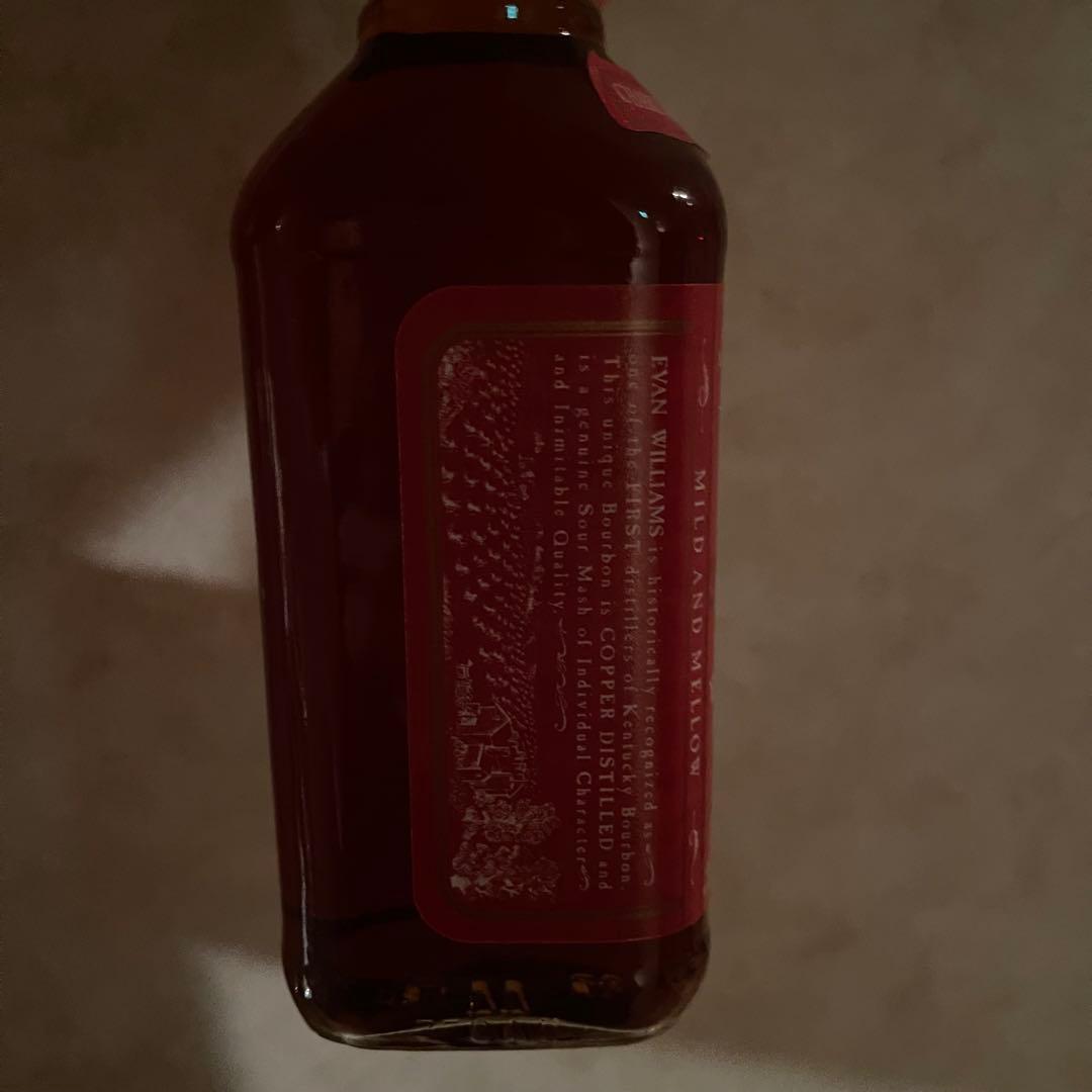 エヴァンウィリアムズ12年未開栓 オールドボトル 古酒 バーボン 終売品 95年