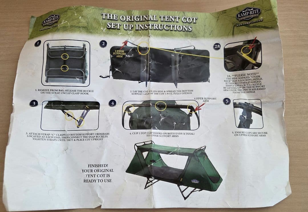 Kamp-Rite カンプライト テントベッド テントコット