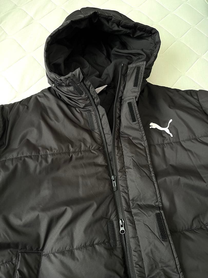 ☆PUMAプーマ☆ESS+ロングコートパデッドコートベンチコート メンズXL