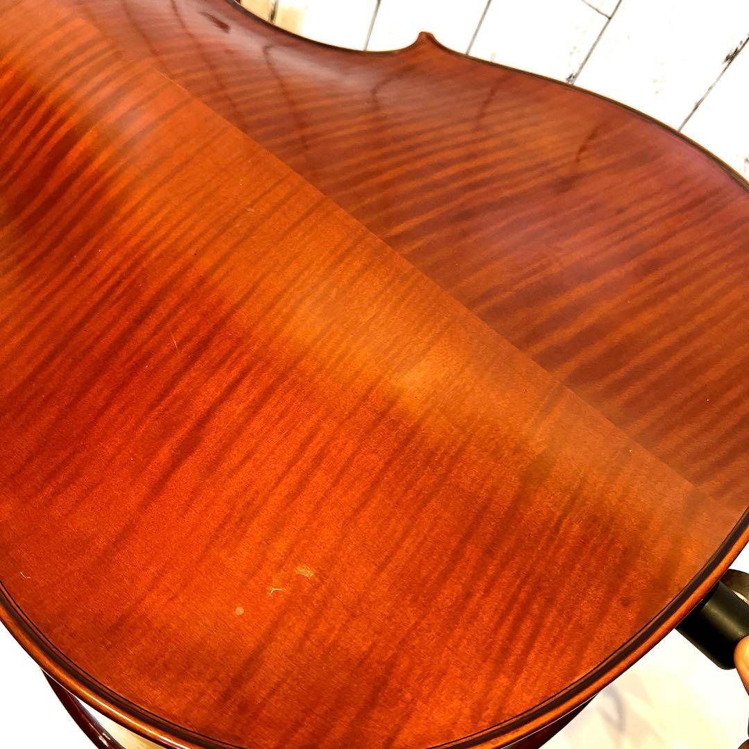 【美虎杢】オールドチェロ 4/4サイズ フルサイズ　125cm モダンチェロ