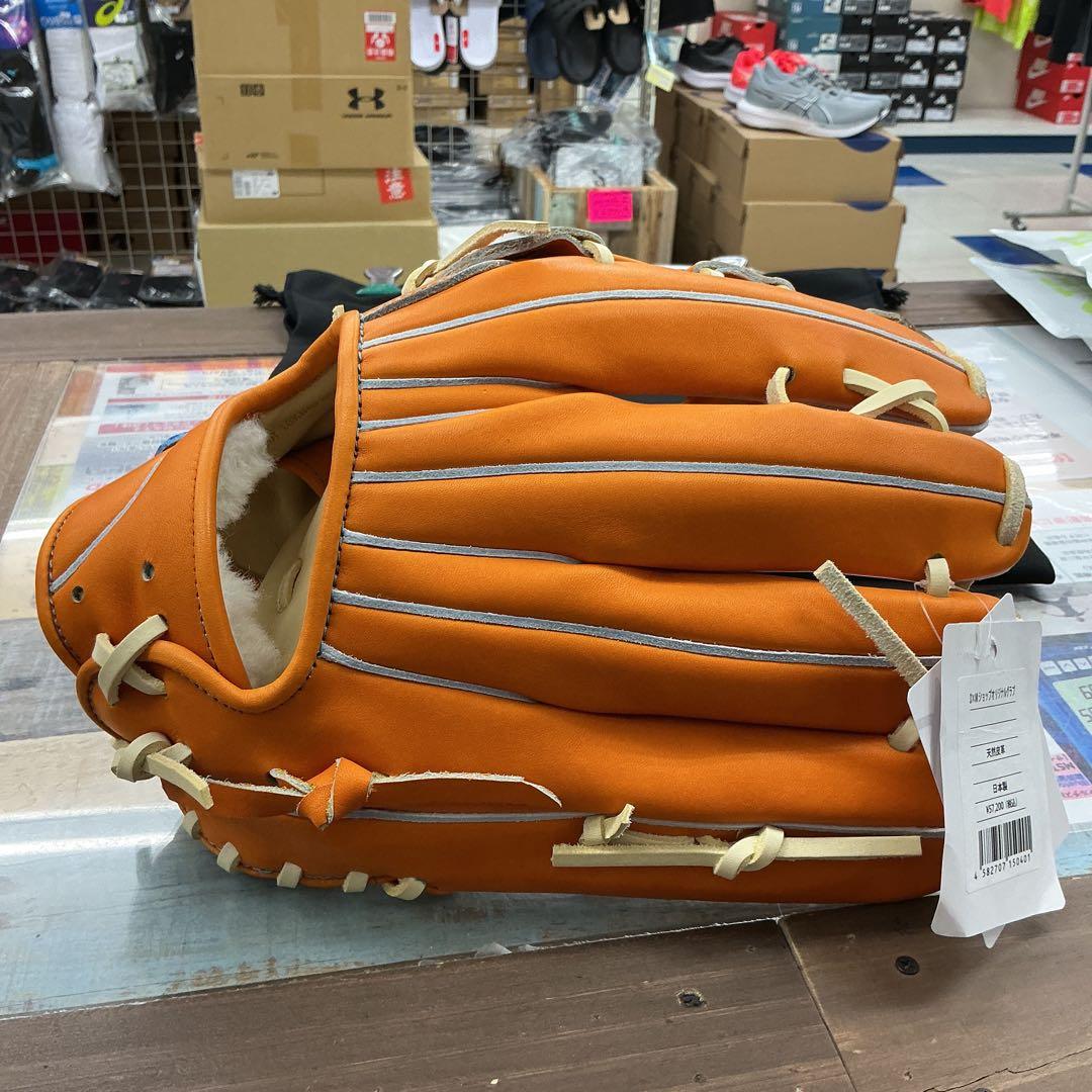 DXM オレンジ レザー硬式外野手グローブ