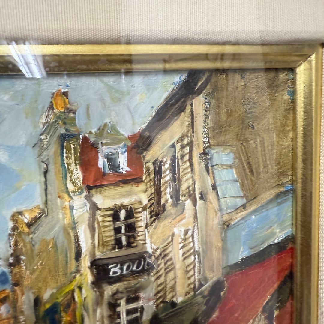 絵画 児玉幸雄 ムフタール通り 油絵 油彩 SM号 直筆 サイン入り