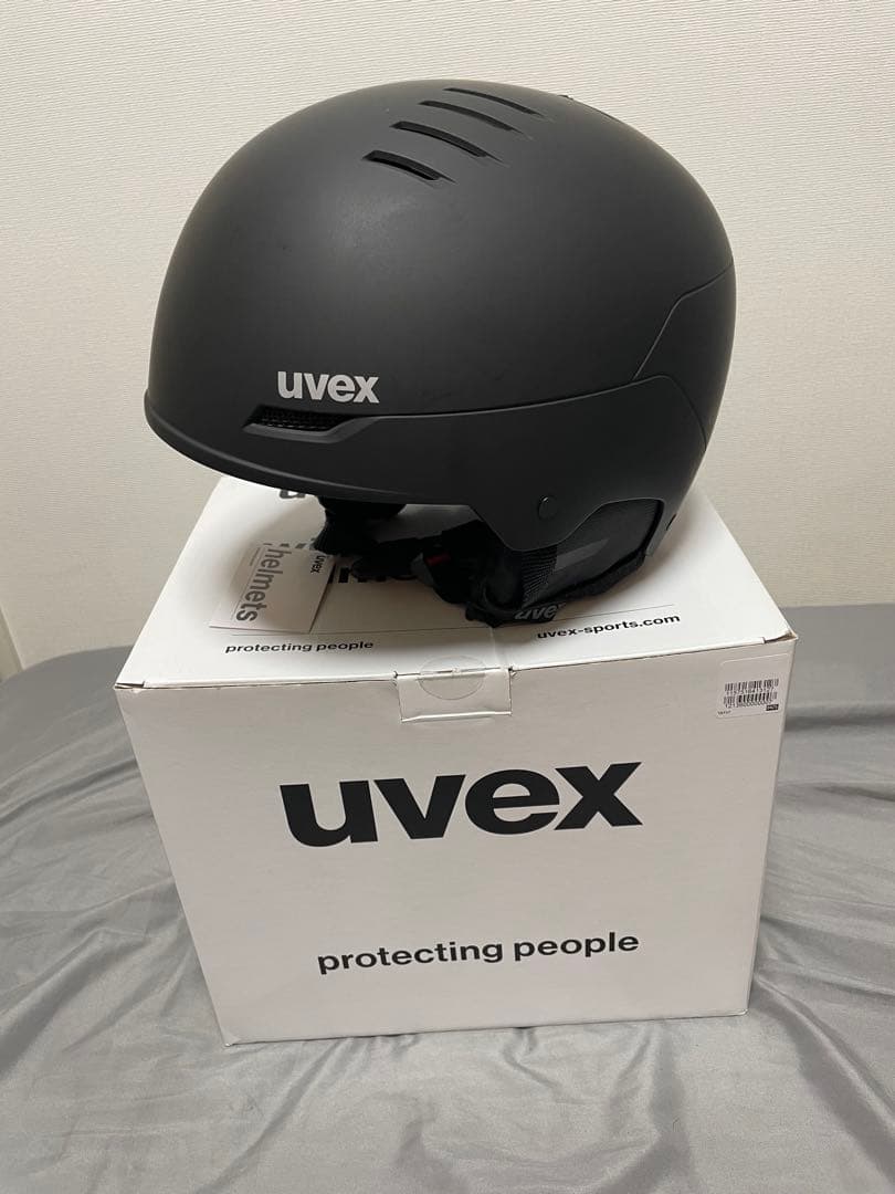 スノボ uvex wanted ブラック ヘルメット Lサイズ 58-61㎝
