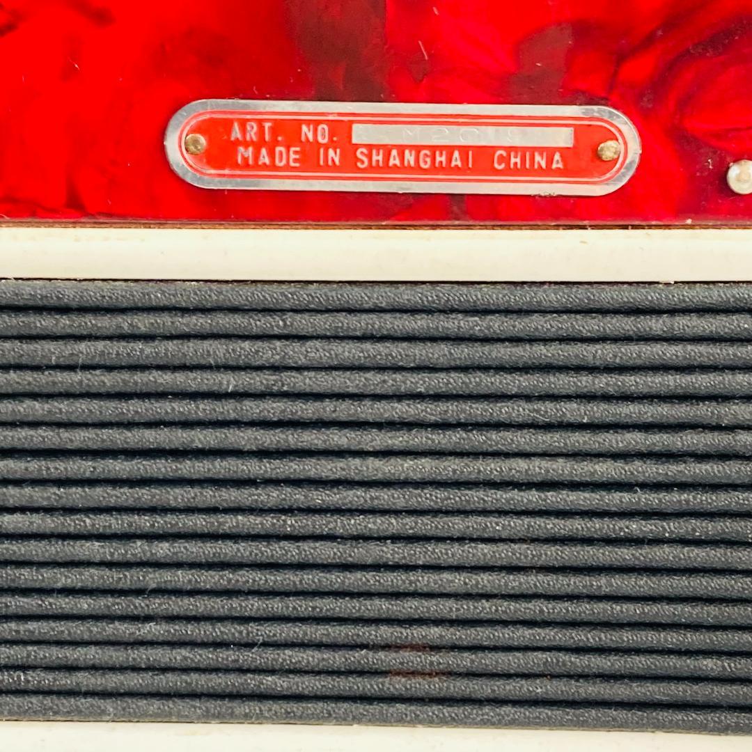 美品 BAILE アコーディオン M2019 30鍵 24ベース 赤 ケース付