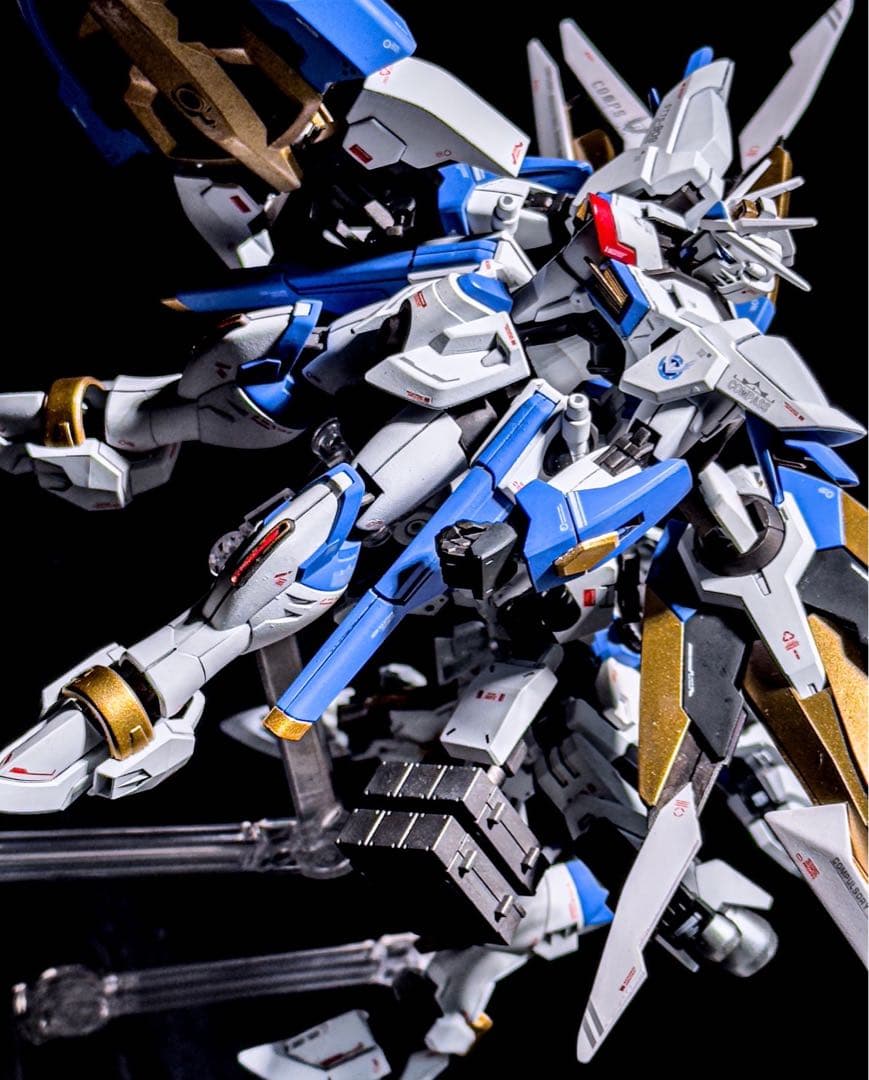 HG 1/144 ライジングフリーダムガンダム ミキシング 塗装済み完成品