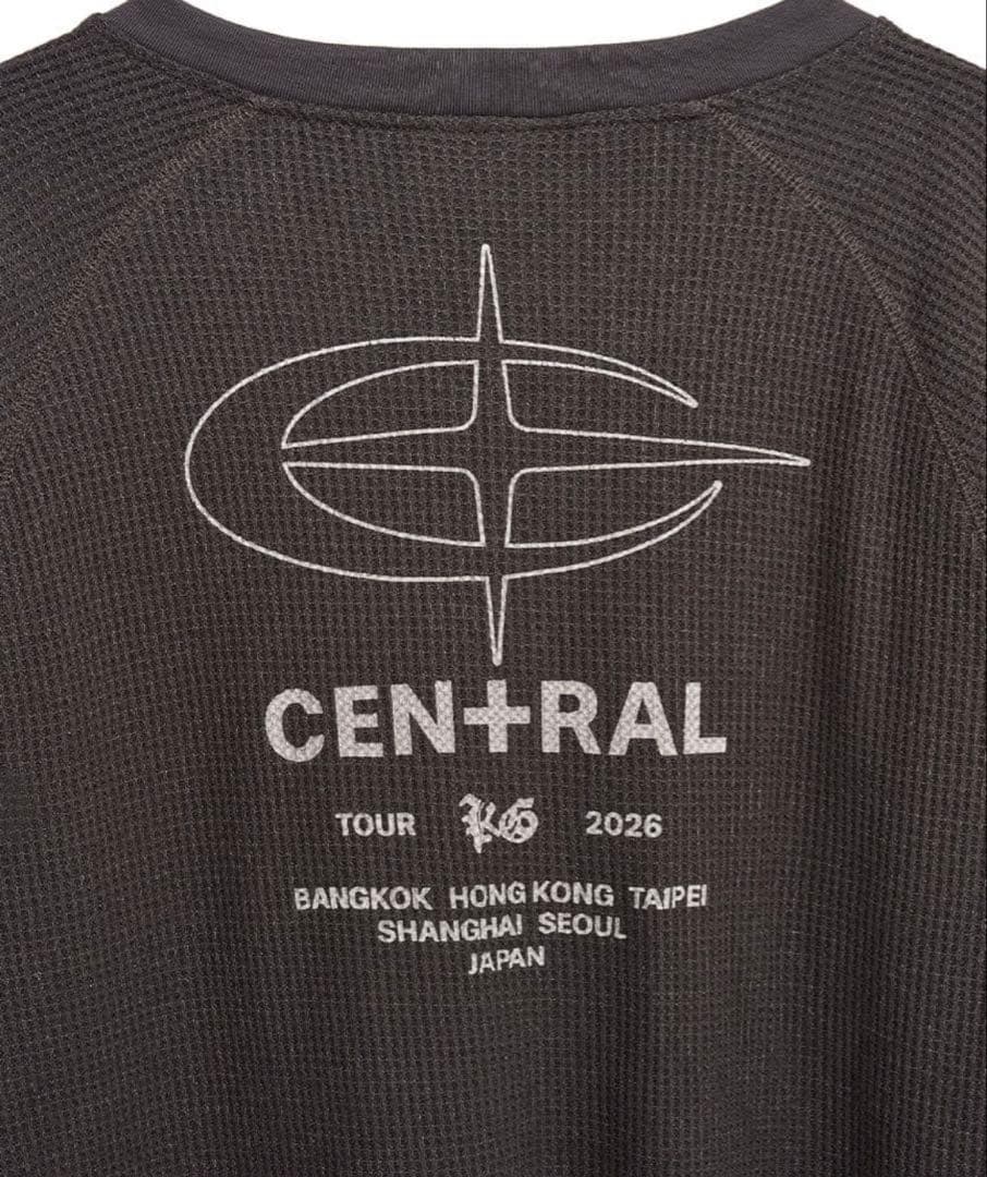 CEN+RAL WUFFLE L/S TEE [チャコール] XL