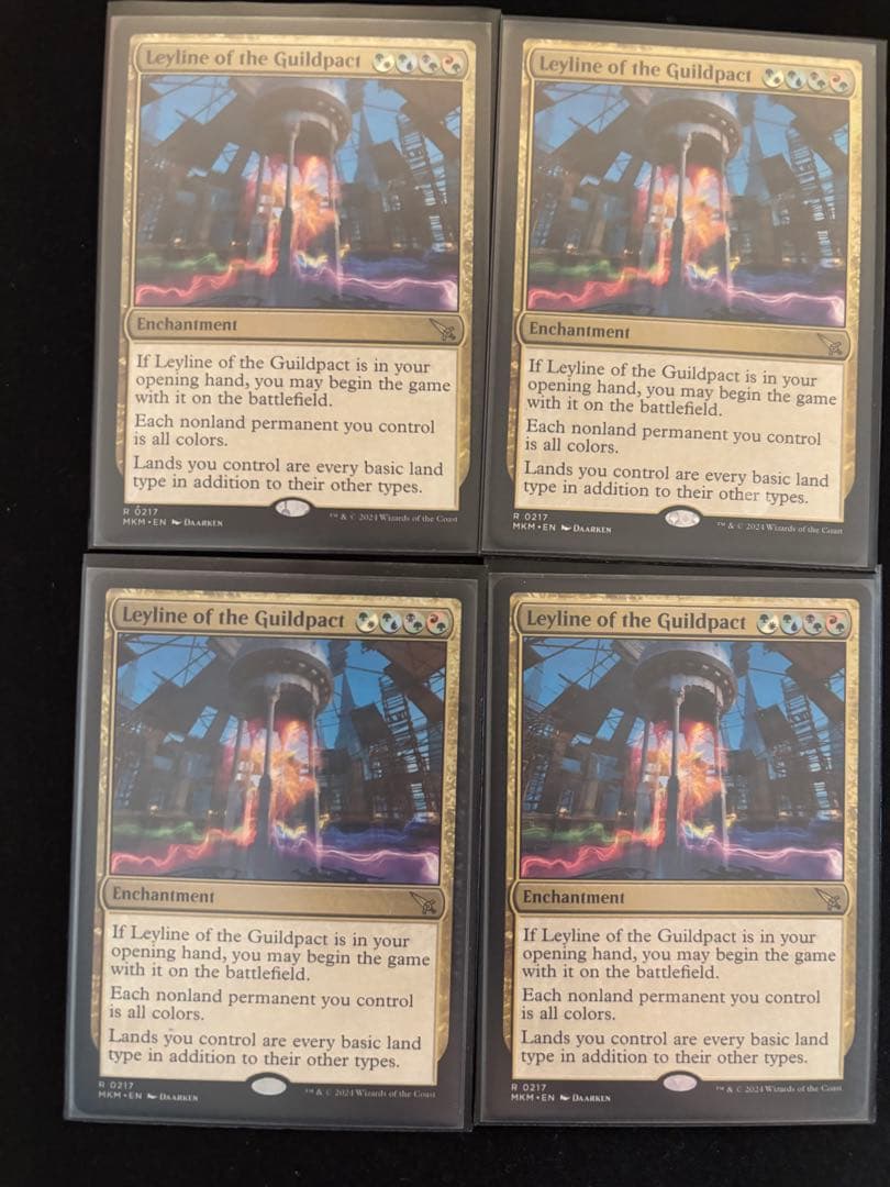 ギルドパクトの力線/Leyline of the Guildpact 4枚セット