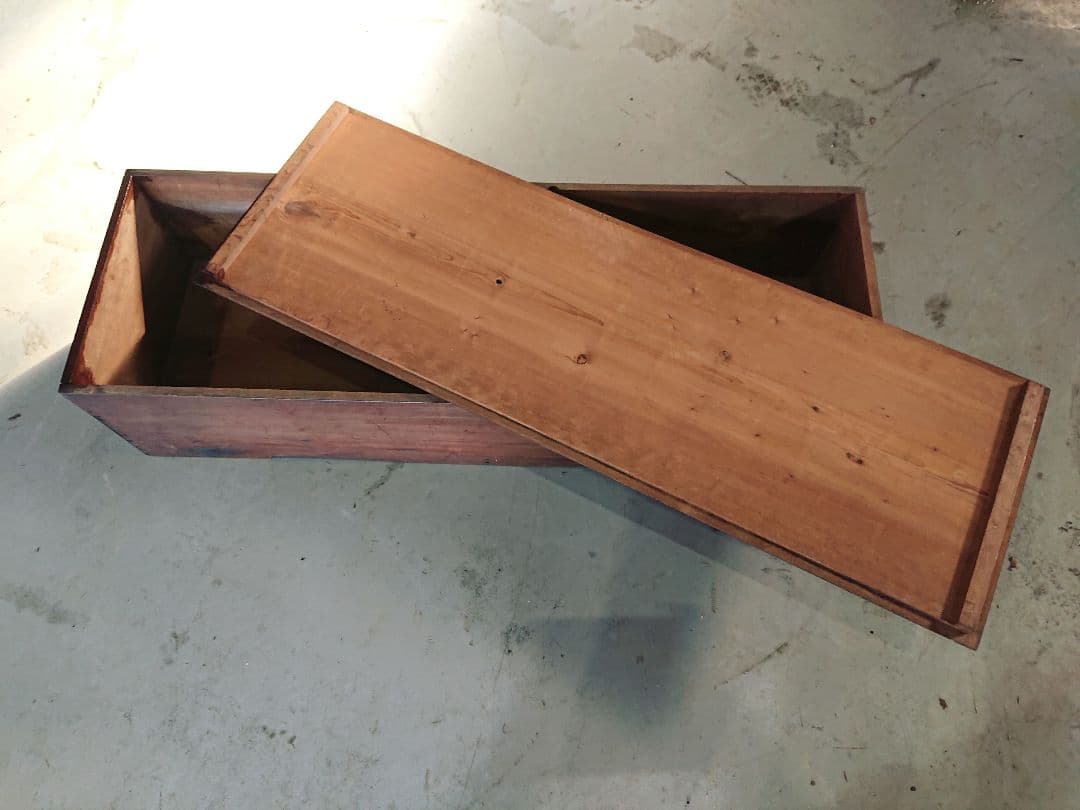 木製 空箱（長方形 大型）　/明治 大正 骨董品 古美術 アンティーク