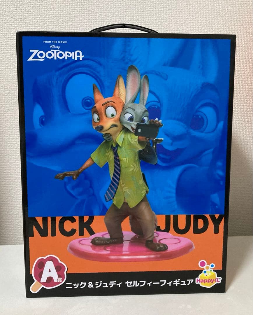 【新品未使用】ハッピーくじ ズートピア A賞 ニック＆ジュディ フィギュア