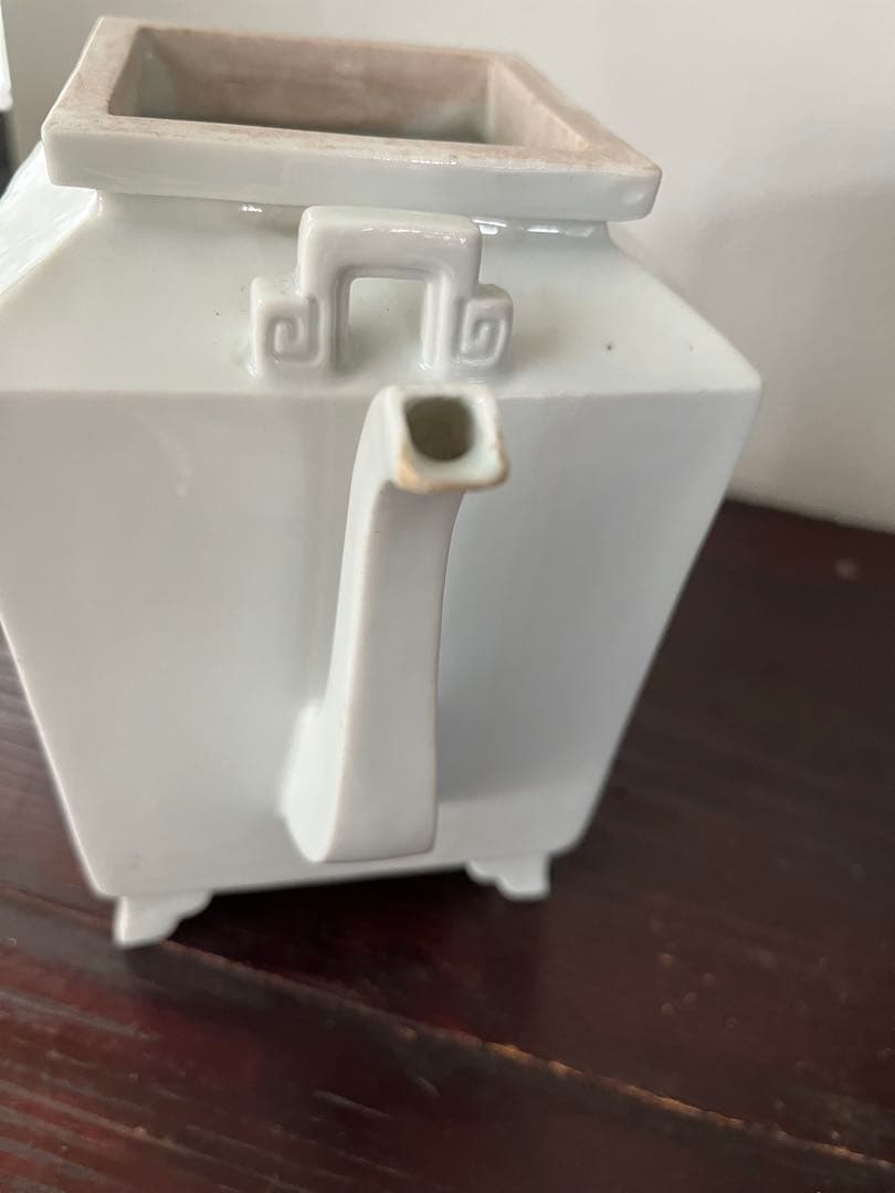 古出石　出石焼　白磁水注　盈進社　明治　東山焼　王地山焼　古伊万里　赤穂焼　薩摩